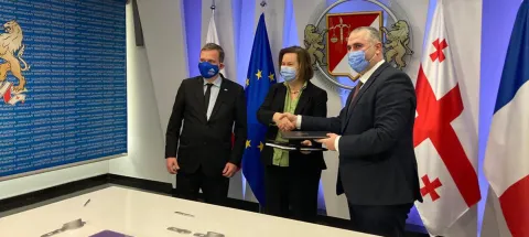 AFD and Ministry of Finance of Georgia sign the Policy-Based Loan co-financing Water Supply and Sanitation Reform of Georgia